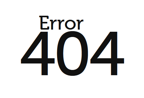 Error 404